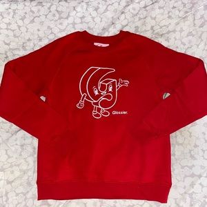 NWOT Glossier Holiday 2022 Sweatshirt